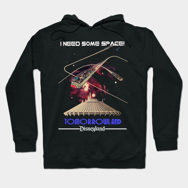 I Need Some Space Hoodie by All Aboard Podcast